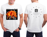 Year of the Boar (Year of the Pig) Classic white t-shirt Birth Years 1935, 47, 59, 71, 83, 95, 07, 2019 FREE GREETING CARD W/ORDER