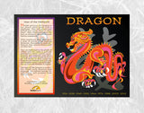 DRAGON Year of the DRAGON Classic Chinese Oriental Zodiac 6 pc. COMBO GIFT SET