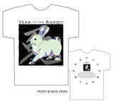 Year of the Rabbit Classic T-shirt Asian Oriental Chinese Birth Years: 1939, 51, 63, 75, 87, 99, 2011, 2023