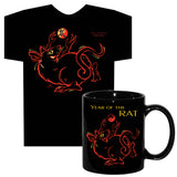 Asian Oriental Chinese Zodiac Horoscope Animal Neon-NRG T-Shirt & Mug Gift Set with FREE Gift Card