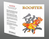 Year of the ROOSTER (Chicken) Asian Chinese Oriental Zodiac COMBO GIFT SET