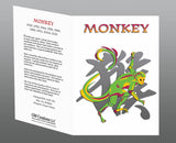 Year of the Monkey Long sleeve Classic white t-shirt Birth Years: 1932, 44, 56, 68, 80, 92, 2004, 2016 FREE GREETING CARD W/ORDER