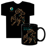 Asian Oriental Chinese Zodiac Horoscope Animal Neon-NRG T-Shirt & Mug Gift Set with FREE Gift Card